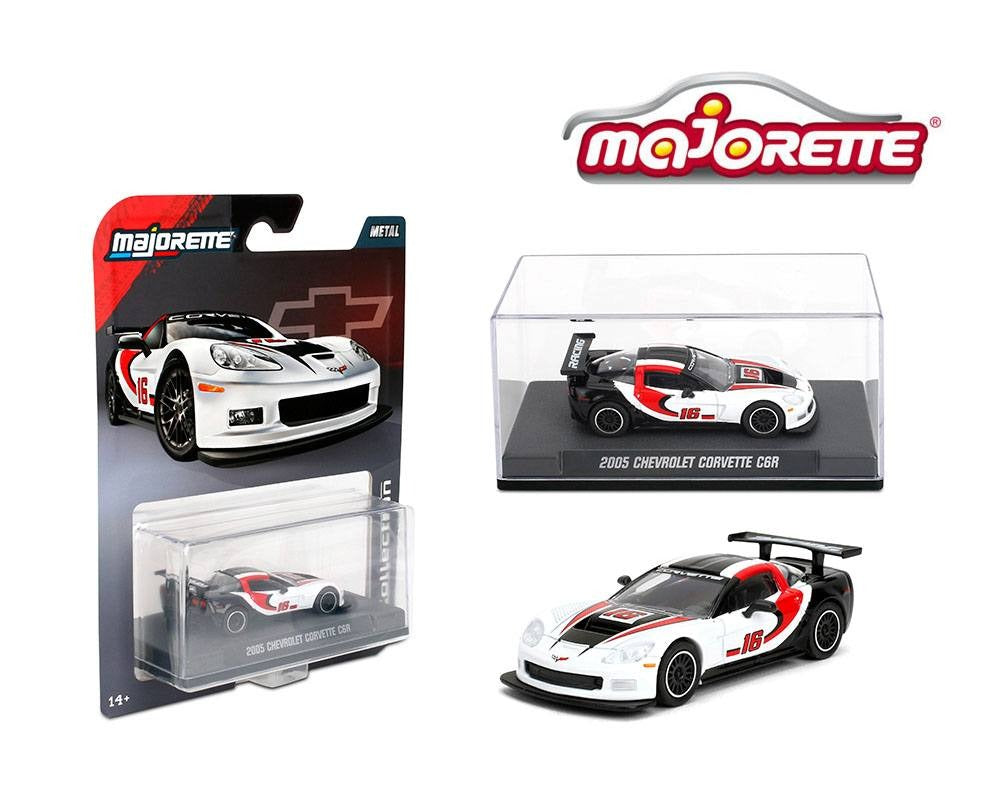 Majorette: Metal Collection Series 2 - 2005 Chevrolet Corvette C6R White