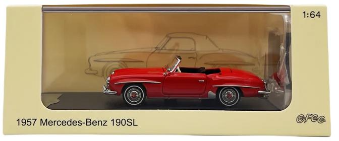 GFCC 1:64 1957 Mercedes-Benz 190SL (Red) Diecast Model Car