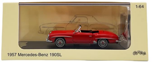 GFCC 1:64 1957 Mercedes-Benz 190SL (Red) Diecast Model Car