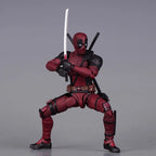 New Deadpool Action Figure Model Fully Body Movable Replacement Masks, Gloves, Weapons Exquisite Gift Box Set