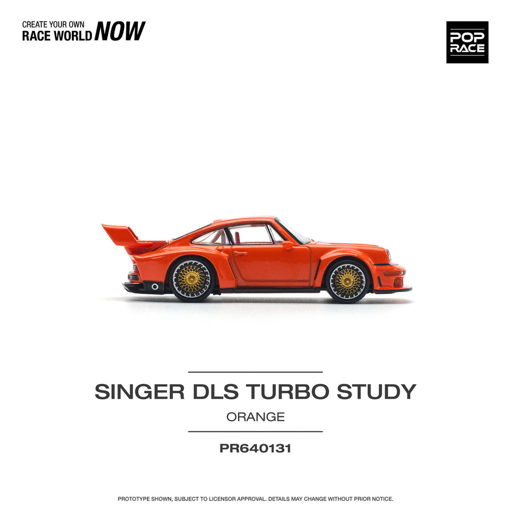 POPRACE 1:64 SINGER DLS TURBO (TRACK) ORANGE PR640131