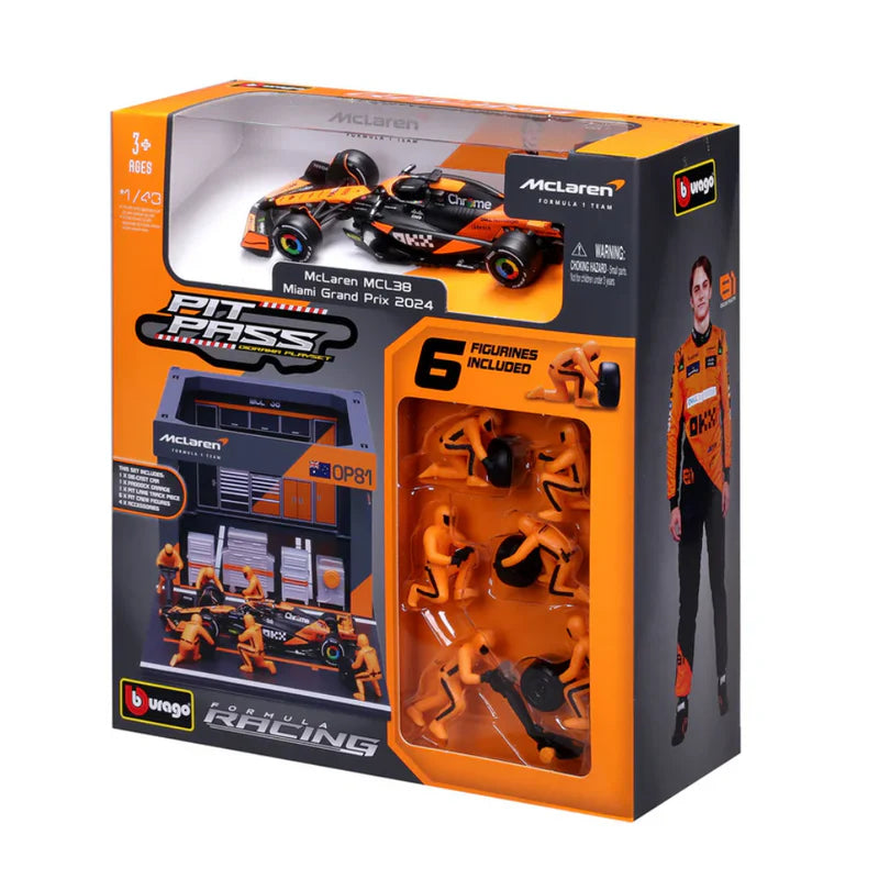 Bburago Oscar Piastri Collector Display Set Cocoland Toys