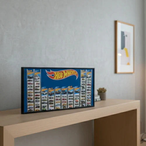 Cocoland Toys Hot Wheels display case with multiple storage slots