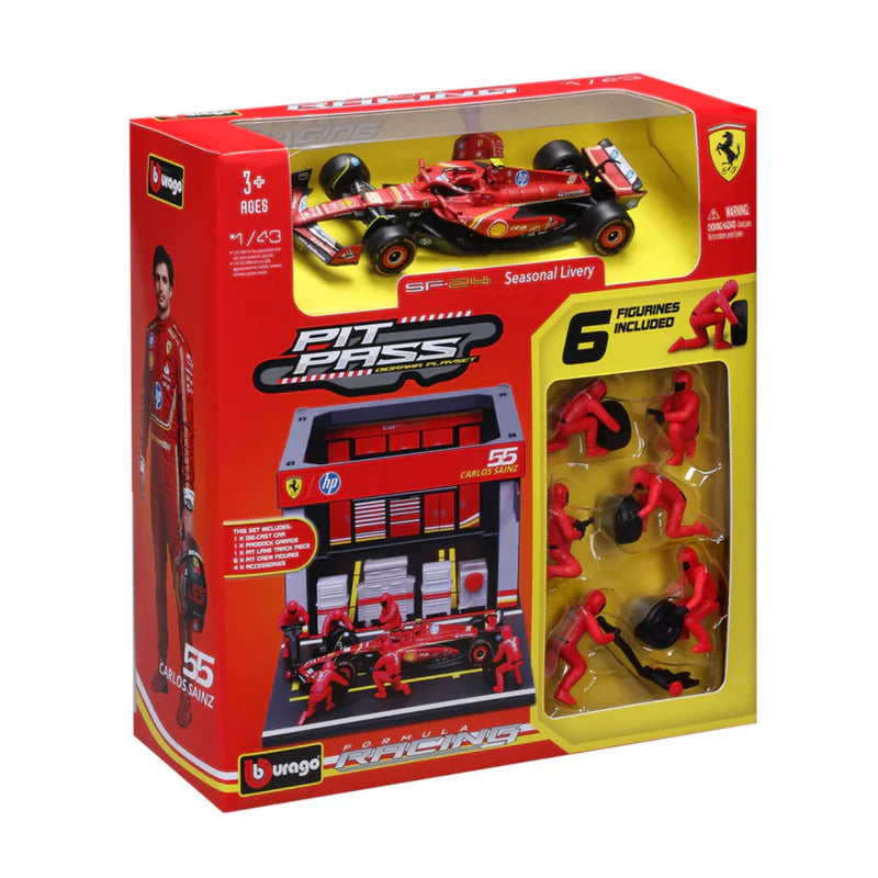 Bburago Carlos Sainz Collector Display Set Cocoland Toys