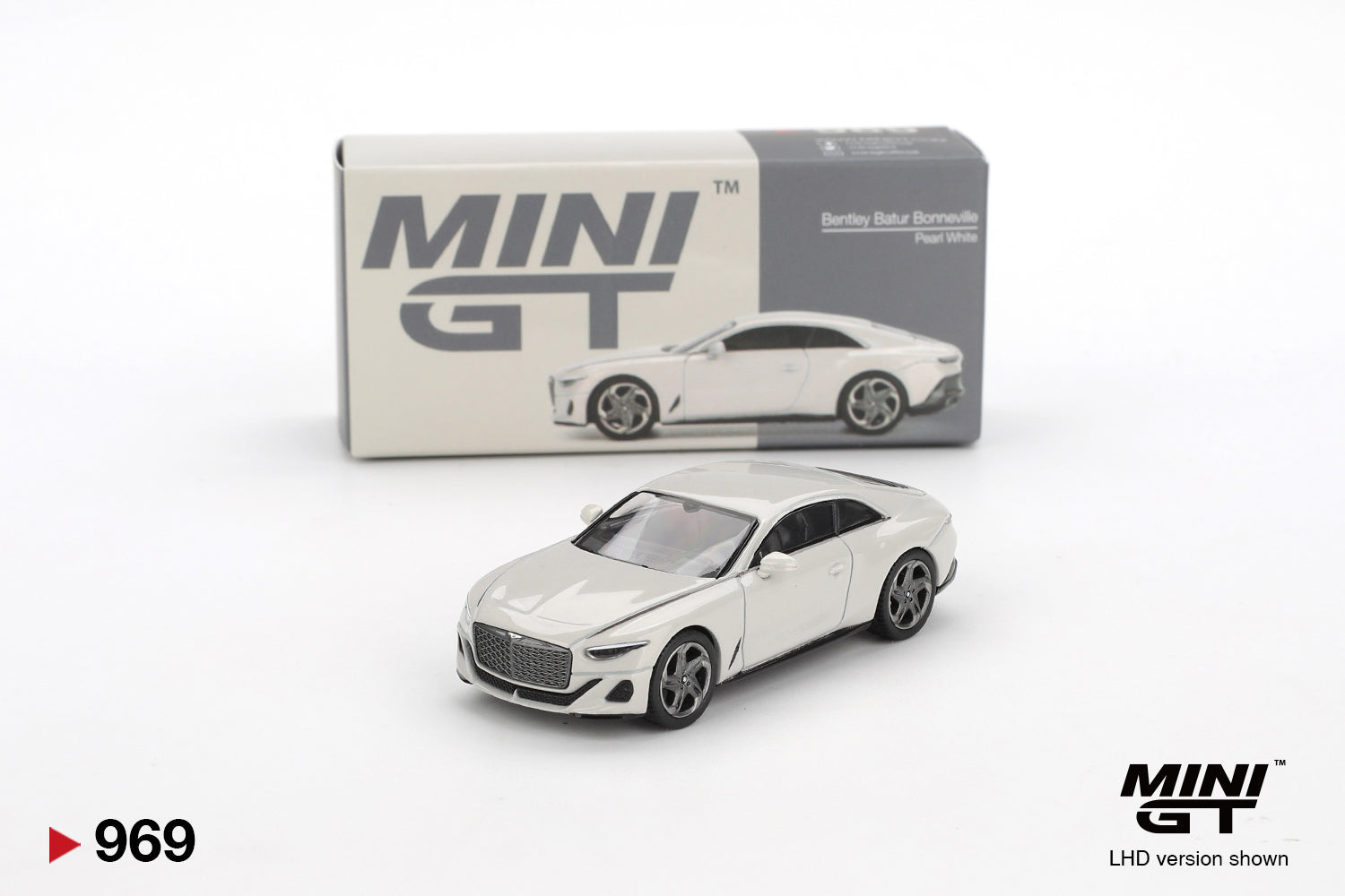 MINI GT Bentley Batur Bonneville Pearl 1:64 Scale