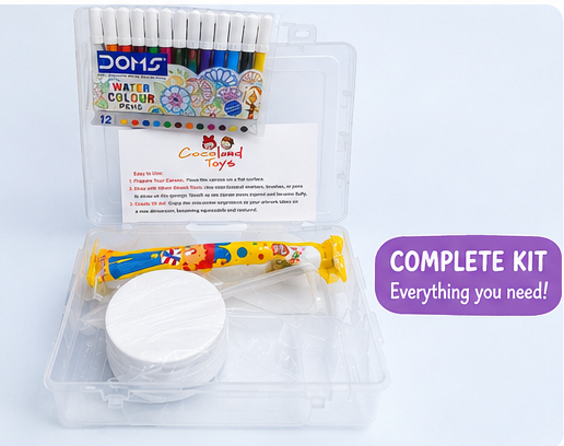 Aqua Puffs 3D Art Kit Create Your Own Puffy Designs