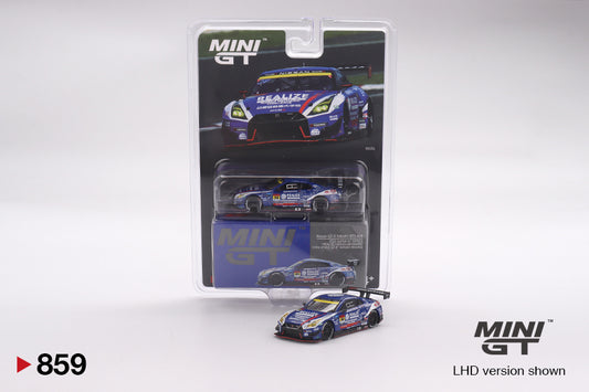 MINI GT Nissan GT-R NISMO GT3 #56 " REALIZE NISSAN MECHANIC CHALLENGE GT-R" 2023 SUPER GT SERIES