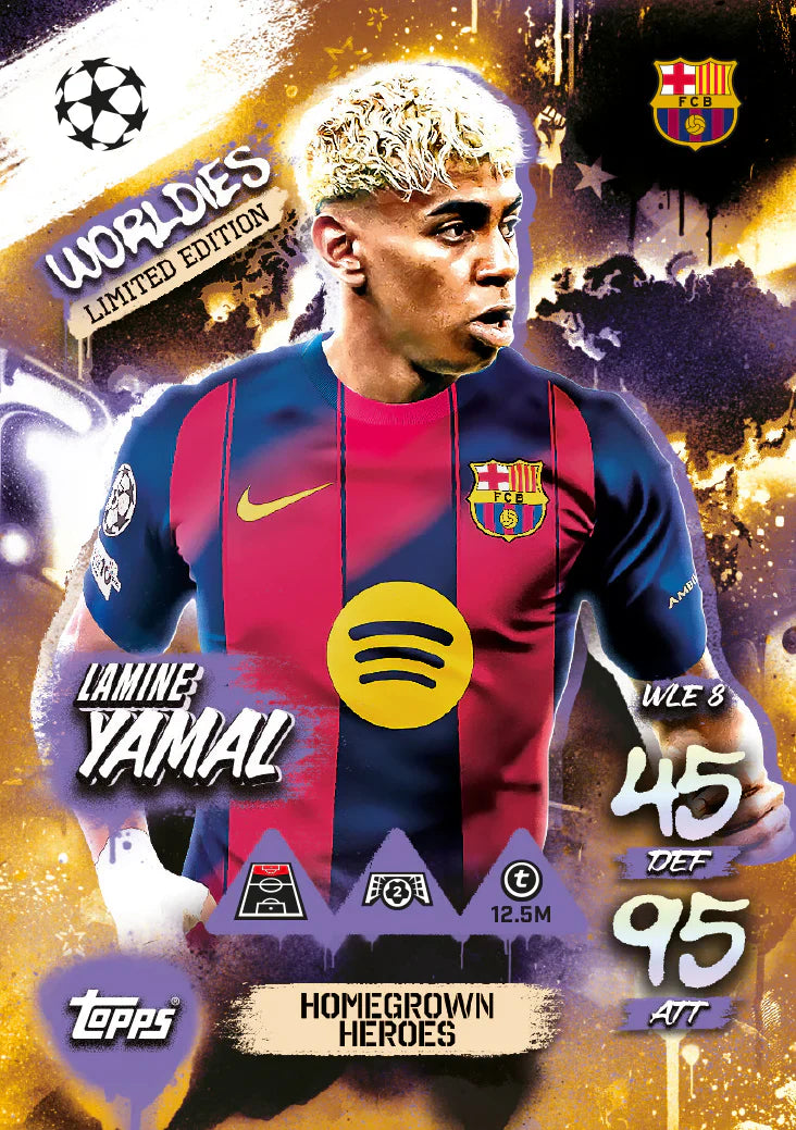 Topps UEFA Football Trading Card Booster Tin Cocoland Toys