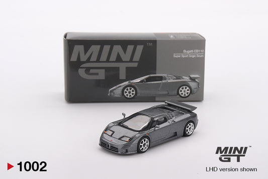 MINI GT Bugatti EB110 Super Sport Grigio Scuro