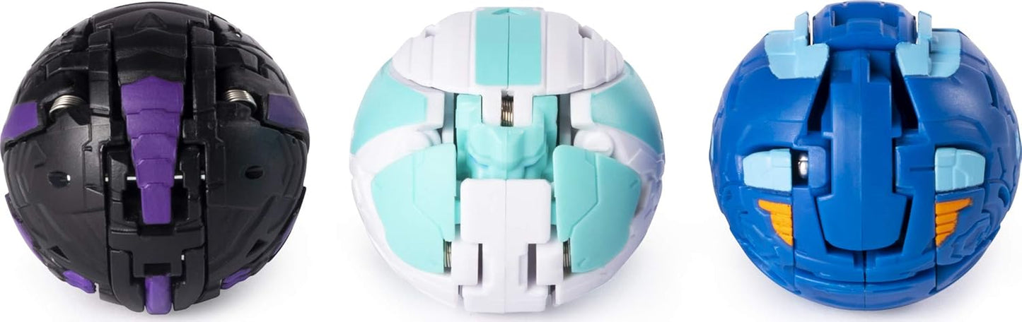 Bakugan Starter Pack 3-Pack, Haos Hydorous, Collectible Transforming Creatures