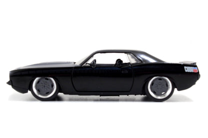 Jada 1972 Plymouth Barracuda 97206, "Fast and Furious, Schwarz, 1:32 Die Cast