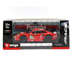 Porsche 911 RSR Red White Racing Livery Side View Cocoland Toys