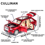 Che Zhi Rolls-Royce Cullinan 1:24 Scale Model Car Red