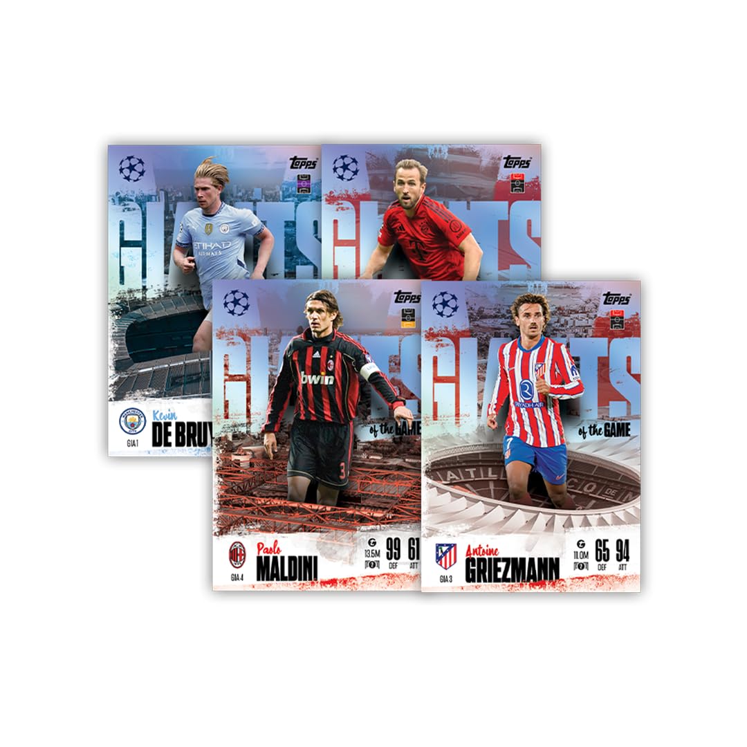 Topps Match Attax Extra 2025 Giants Edition UEFA Cards
