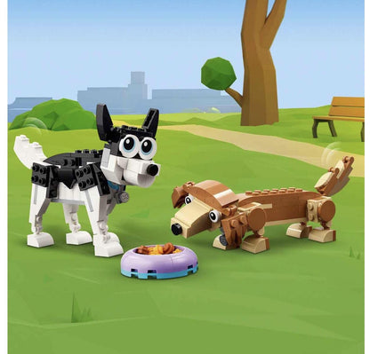 LEGO Creator Adorable Dogs 31137 Building Toy Set (475 Pieces)