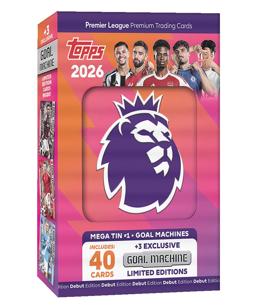 Topps Premier League 2026 Debut Edition Mega Tin 1 Cocoland Toys