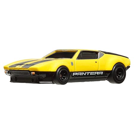 Hot Wheels Premium Boulevard De Tomaso Pantera Gruppo (Yellow)