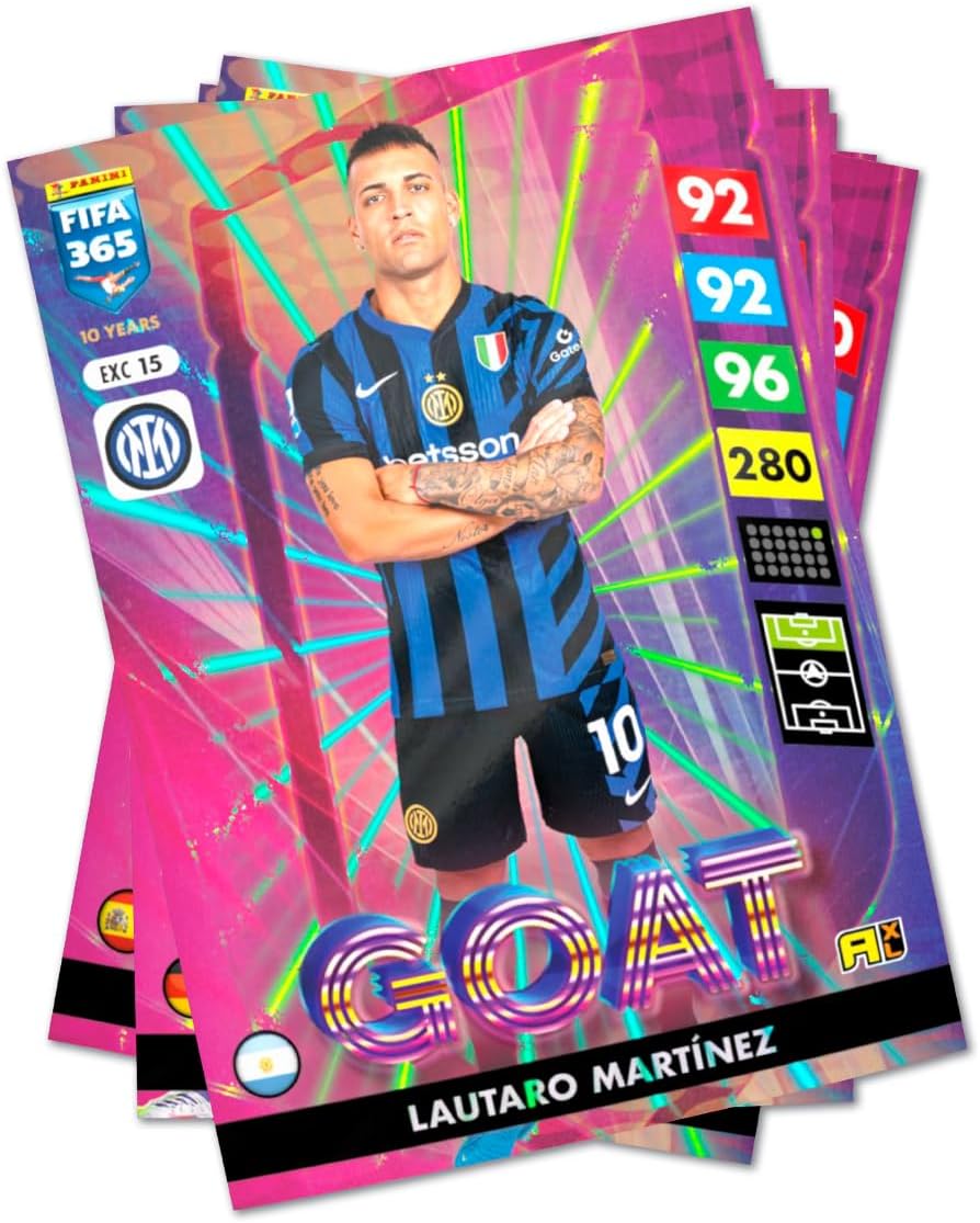 Cocoland toys Panini FIFA 365 2024-25 Lautaro Martinez Limited Edition Trading Card Front View