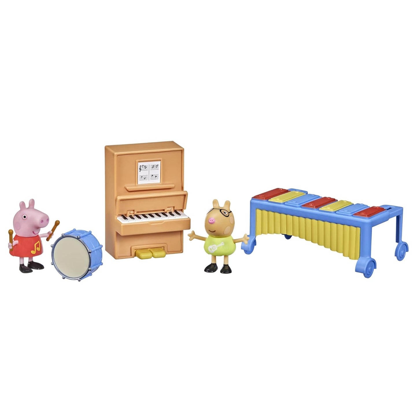 Peppa Pig Peppa's Adventures Peppa Makes Music, Preschool Toy with 2 Figures