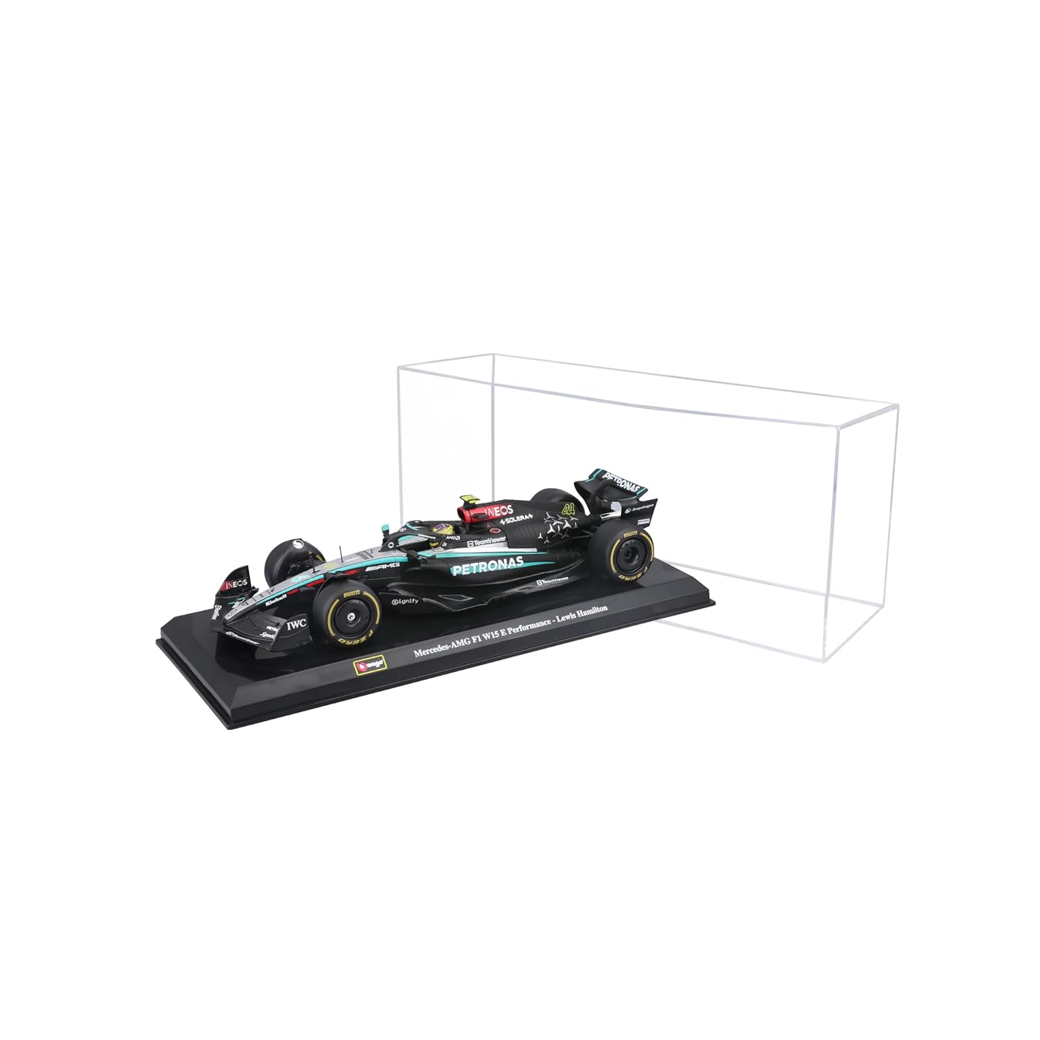 Bburago Mercedes W15 E Performance Side View Cocoland Toys