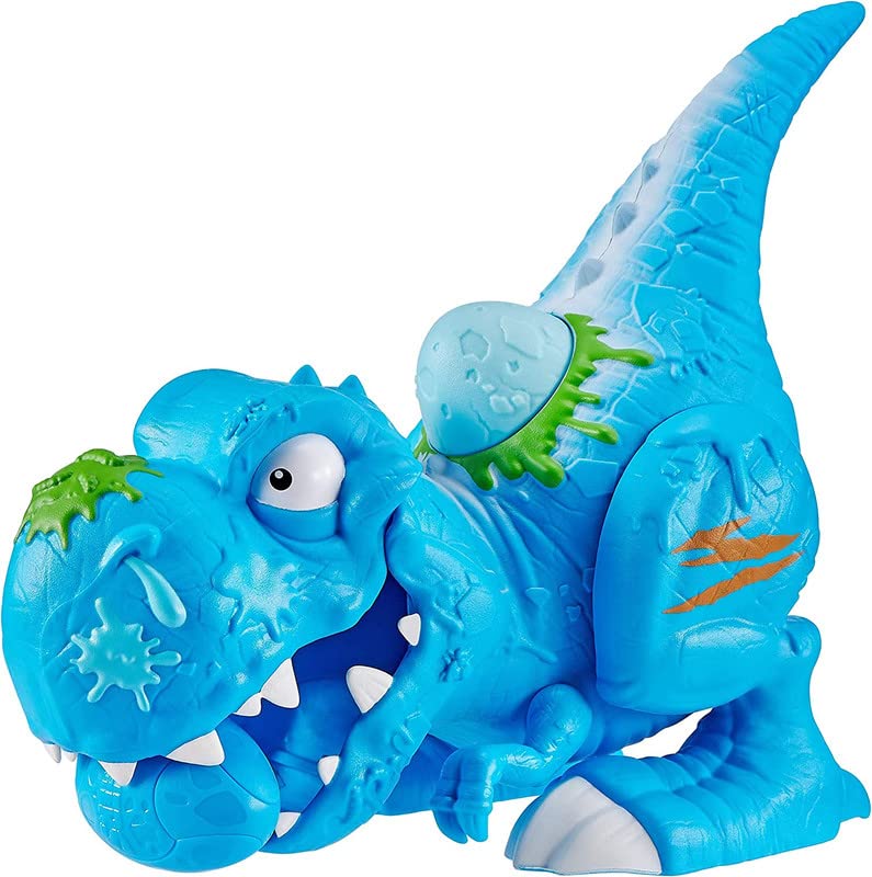 Dino Ice Age Ice Rex Playset Series 3 T-Rex Toy Set by ZURU with Accessories, Tyrannosaurus Rex Collectible Toy for Boys Kids Gift Set, Cyan
