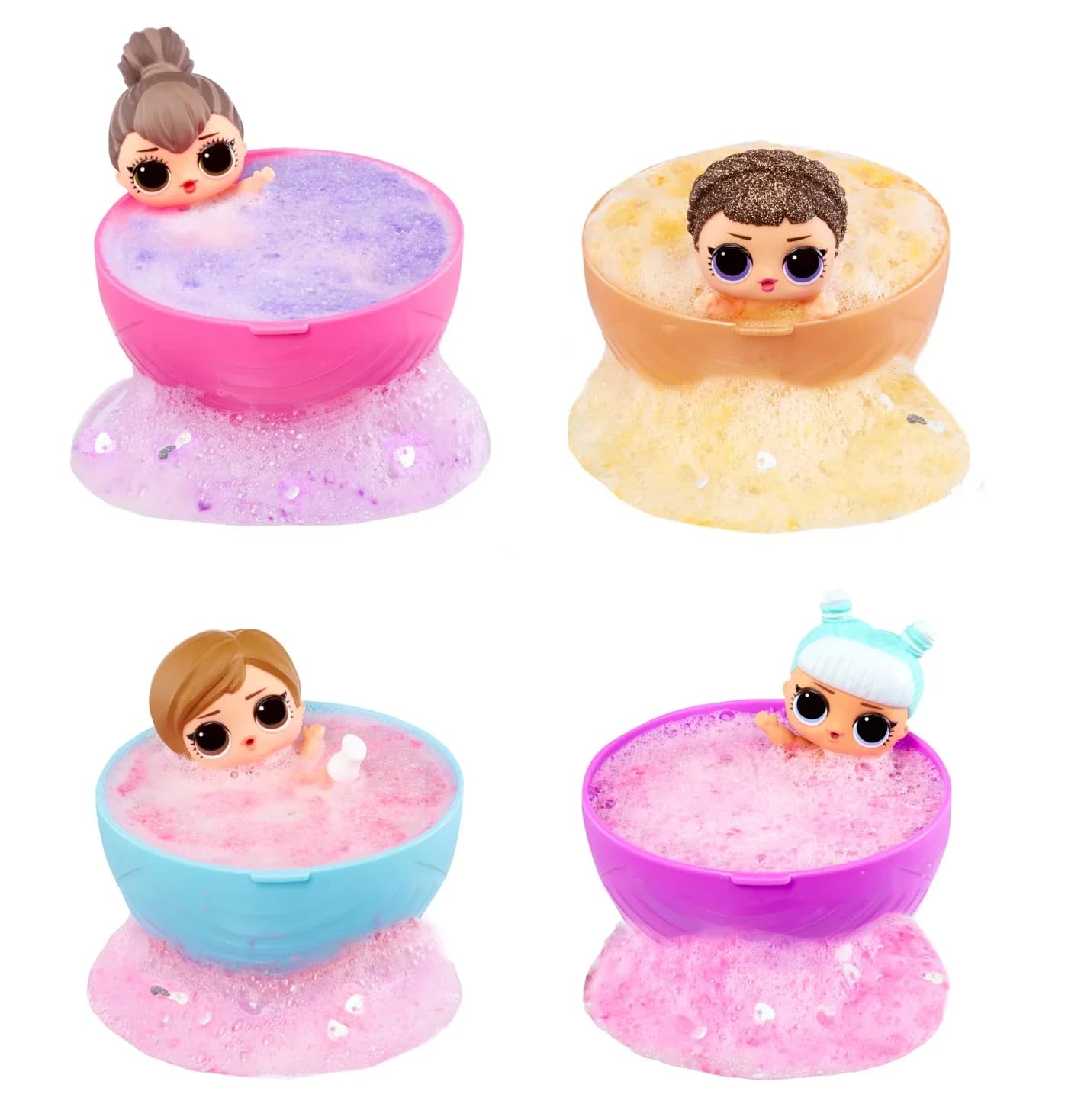L.O.L. Surprise! Bubble Surprise Dolls - Random Assortment - Includes Collectible Doll, Surprises, Accessories, Unboxing and Glow Foam Reaction