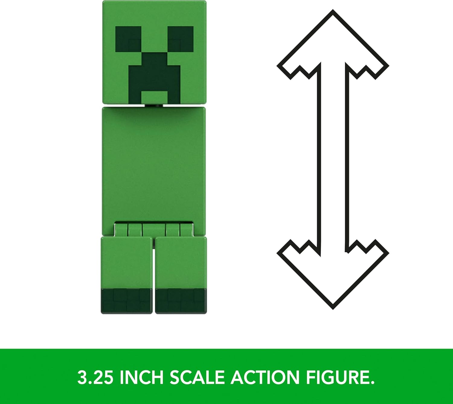 Mattel Minecraft Action Figure & Accessories 2-Pack with Creeper Collectible Toy Set