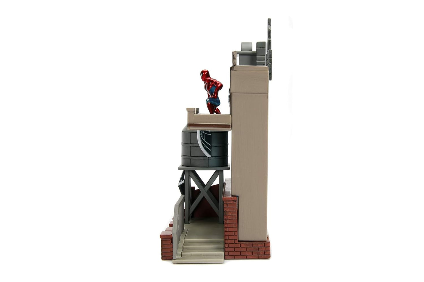 Marvel Spider Man City Scene-Daily Bugle Display with Figure, Multicolor