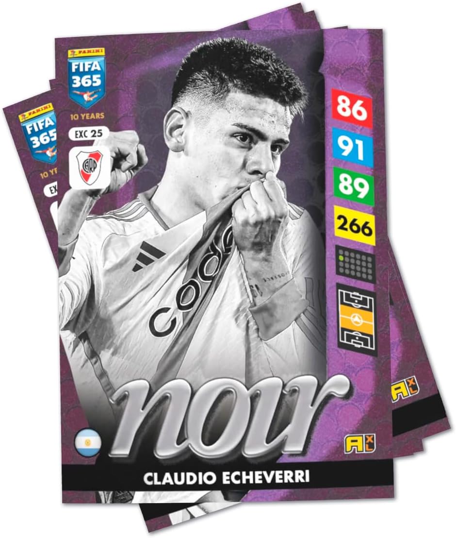 Cocoland toys Panini FIFA 365 2024-25 Claudio Echeverri Trading Card Front View
