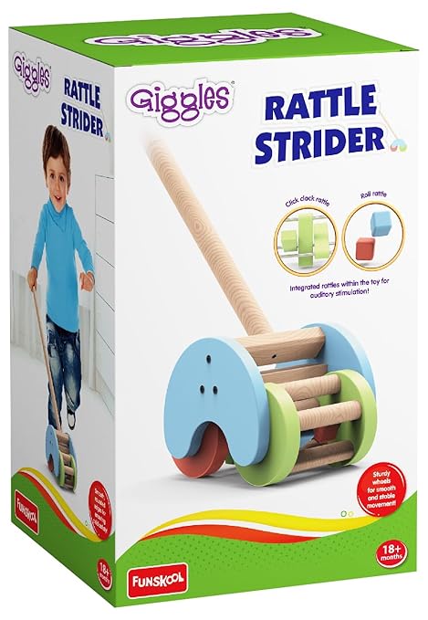 Funskool Giggles Rattle Strider Wooden