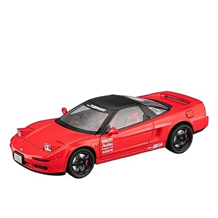 Car Model 1:24 for Honda Acura NSX MK1 NA1 Race Car Toys Hyper Model Sound Light Pull Back Vehicles