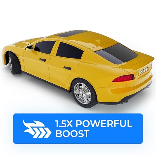 Mirana Tracer Yellow  rechargeable RC racing car with wireless remote controller Cocoland Toys