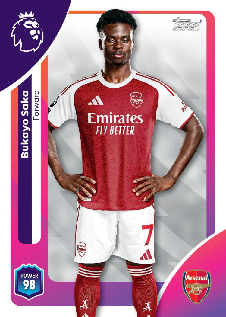Topps Premier League 2026 - Debut Edition - Trading and Collectible Card Game (Mega Tin 1 - Goal Machines)