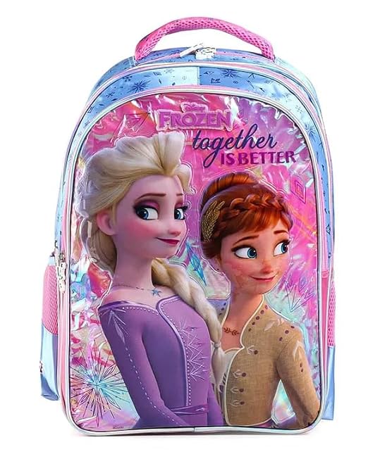 STRIDERS Frozen 16-Inch Trolley Premium School Bag for Kids Stylish with Elsa & Anna Design (6 yr to 8 yr) Kids