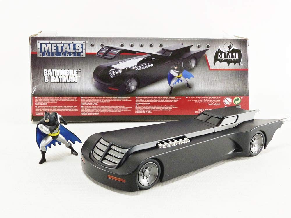 Jada 1:24 Metal Batmobile with Batman Figure, Pack of 1, Black