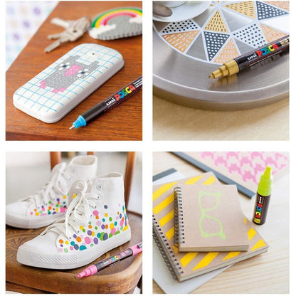 POSCA 1MR 0.7mm Markers (8 Colors- 8 Pcs)