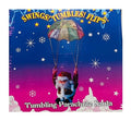 Musical Santa Toys with Tumbling Parachute/Battery Operated Santa with Umbrella and Jingle Bell Music