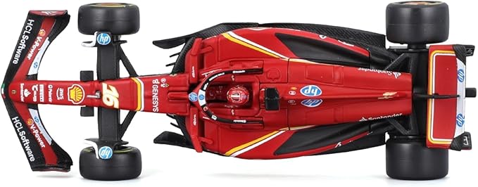 Bburago - 1/43 Scale Model Compatible with Ferrari SF24# 16 Compatible with Charles Leclerc 2024 Race Formula One Miniature