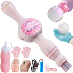 Colorful Smoke Bubble Machine & Stretchy Bubble Mist Wand - Interactive Magic Stretchy Bubble Maker Machine with Stretchy Smoke Effect for Parties, Fun Gift for Kids