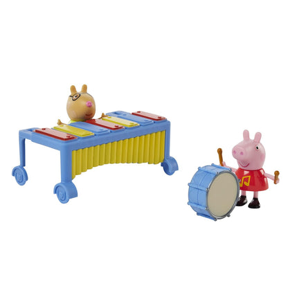 Peppa Pig Peppa's Adventures Peppa Makes Music, Preschool Toy with 2 Figures