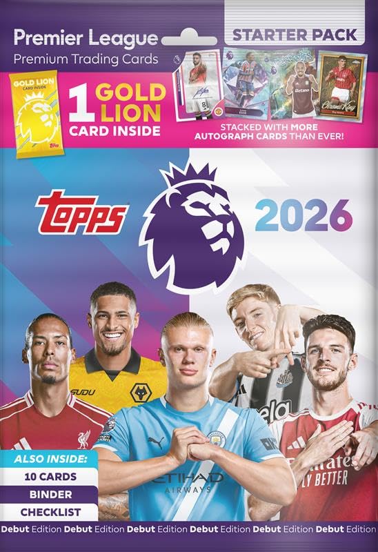 Topps Premier League 2026 Debut Edition Starter Set Cocoland Toys