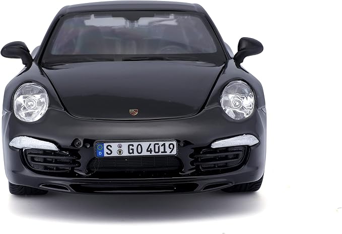 Bburago 1:24 Porsche 911 Carrers S Black Diecast Car