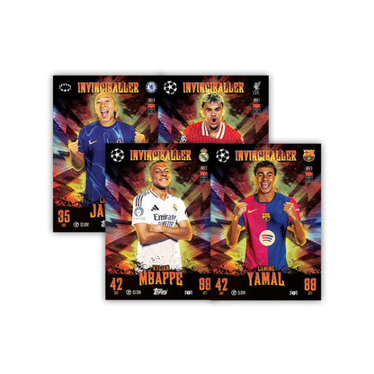 Topps UCL & WUCL Match Attax Extra 2025 Trading & Collectible Card Game (Mega Tin #2 - The Invinciballers)