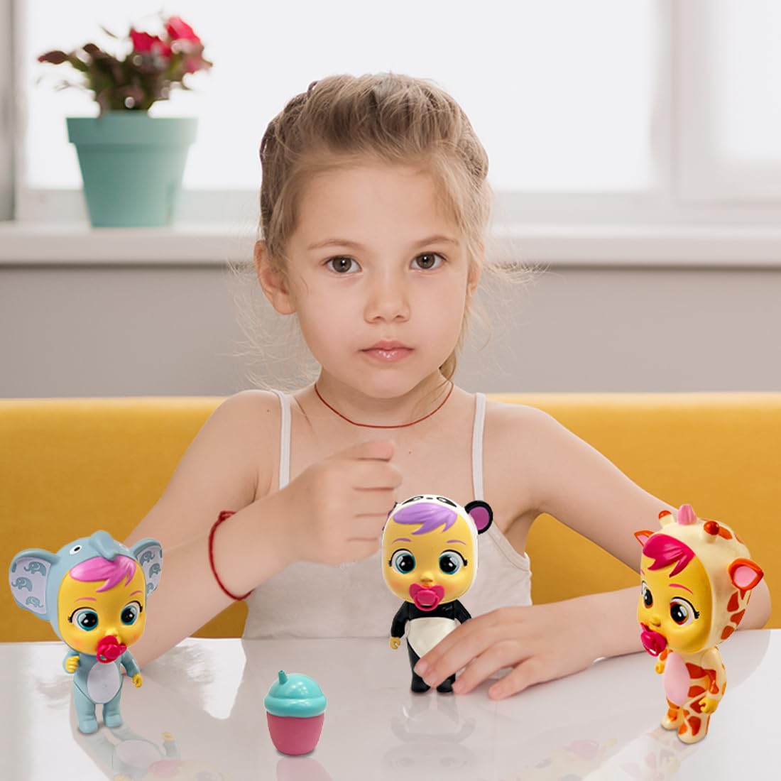Cry Babies Magic Tears Doll for Girls Pretend Play Toys for Kids Above 3 Years Real Tears Cry Baby, Pack of 1 - Mixed Character