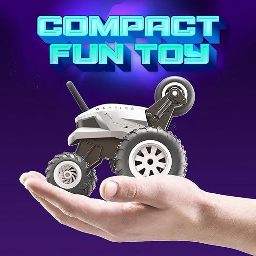 Mirana compact RC stunt car shown in hand for size comparison Cocoland Toys