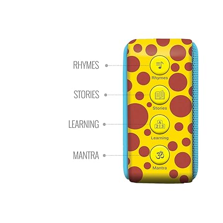 Saregama Carvaan Mini Kids - Pre-Loaded with Stories, Rhymes, Learnings, Mantras with Bluetooth/USB