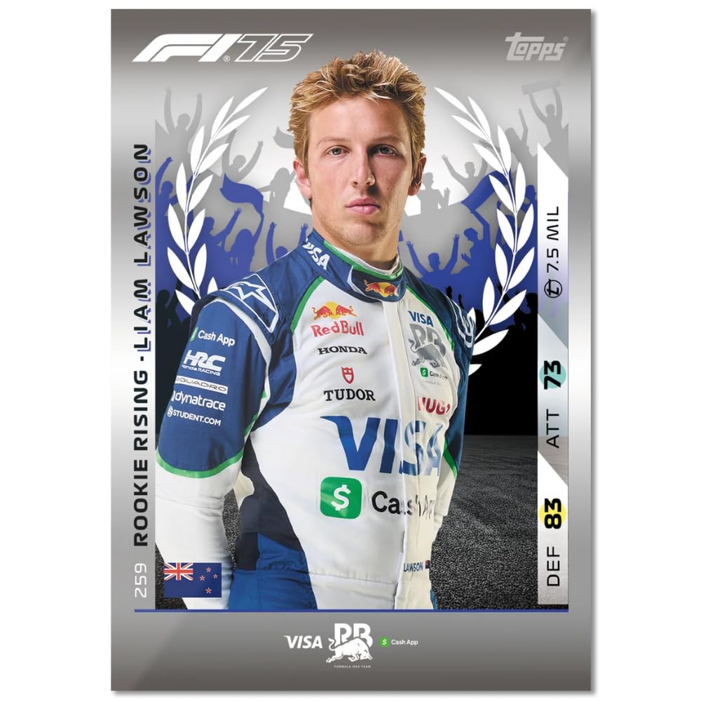 Topps Turbo Attax Formula 1® 2025 Trading and Collectible Card Game Tin - Lightining Lids)