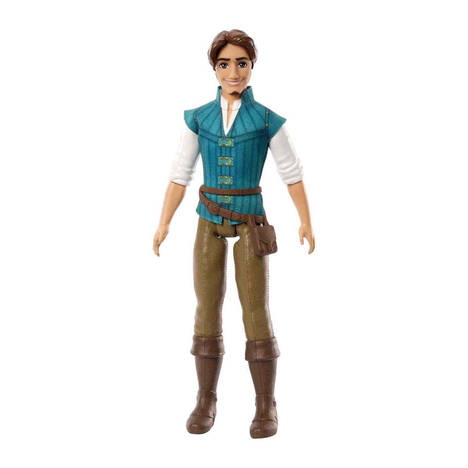 Disney Princess Toys, Posable Flynn Rider Fashion Doll in Signature Look Inspired by The Movie Tangled, Gifts for Kids