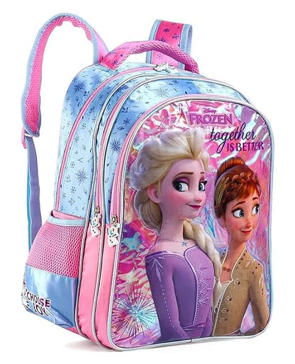 STRIDERS Frozen 16-Inch Trolley Premium School Bag for Kids Stylish with Elsa & Anna Design (6 yr to 8 yr) Kids