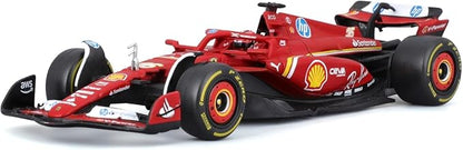 Bburago - 1/43 Scale Model Compatible with Ferrari SF24# 16 Compatible with Charles Leclerc 2024 Race Formula One Miniature